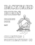 Coloring Book: Backyard Birds of the Northeastern US Collection 1