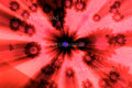 Red Daisies Abstract Flowers Stock Photography, Crafting Background