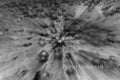 Field of Flowers Inverted Black and White ICM Abstract Stock Photography