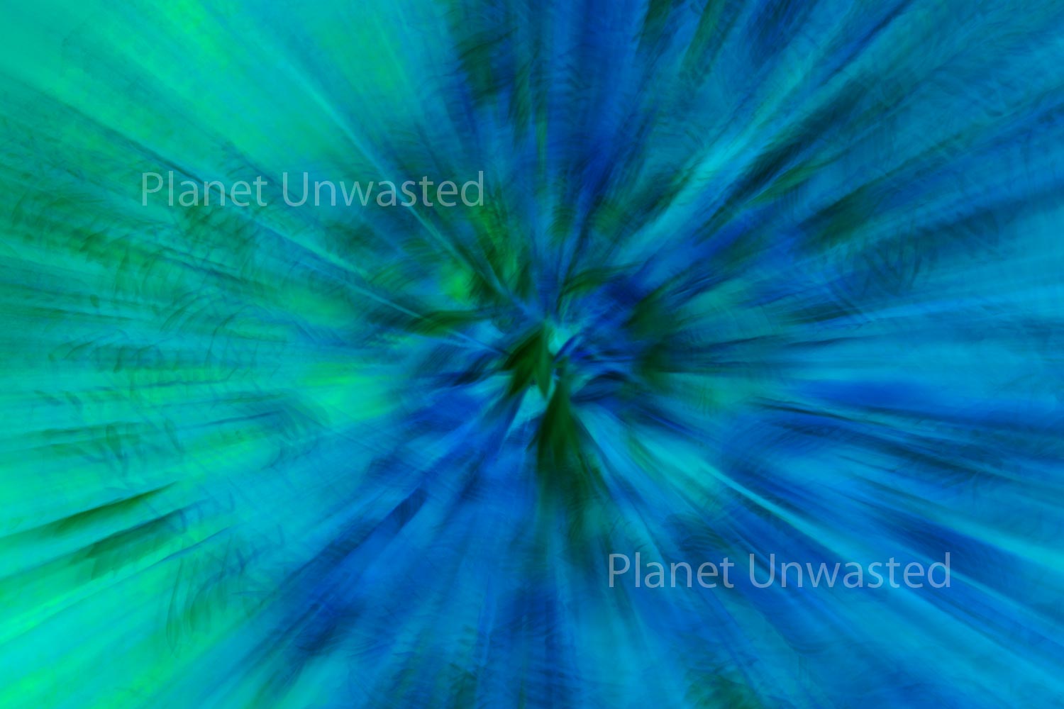 Purple Flower 2 Blue and Green ICM Abstract Stock Photography