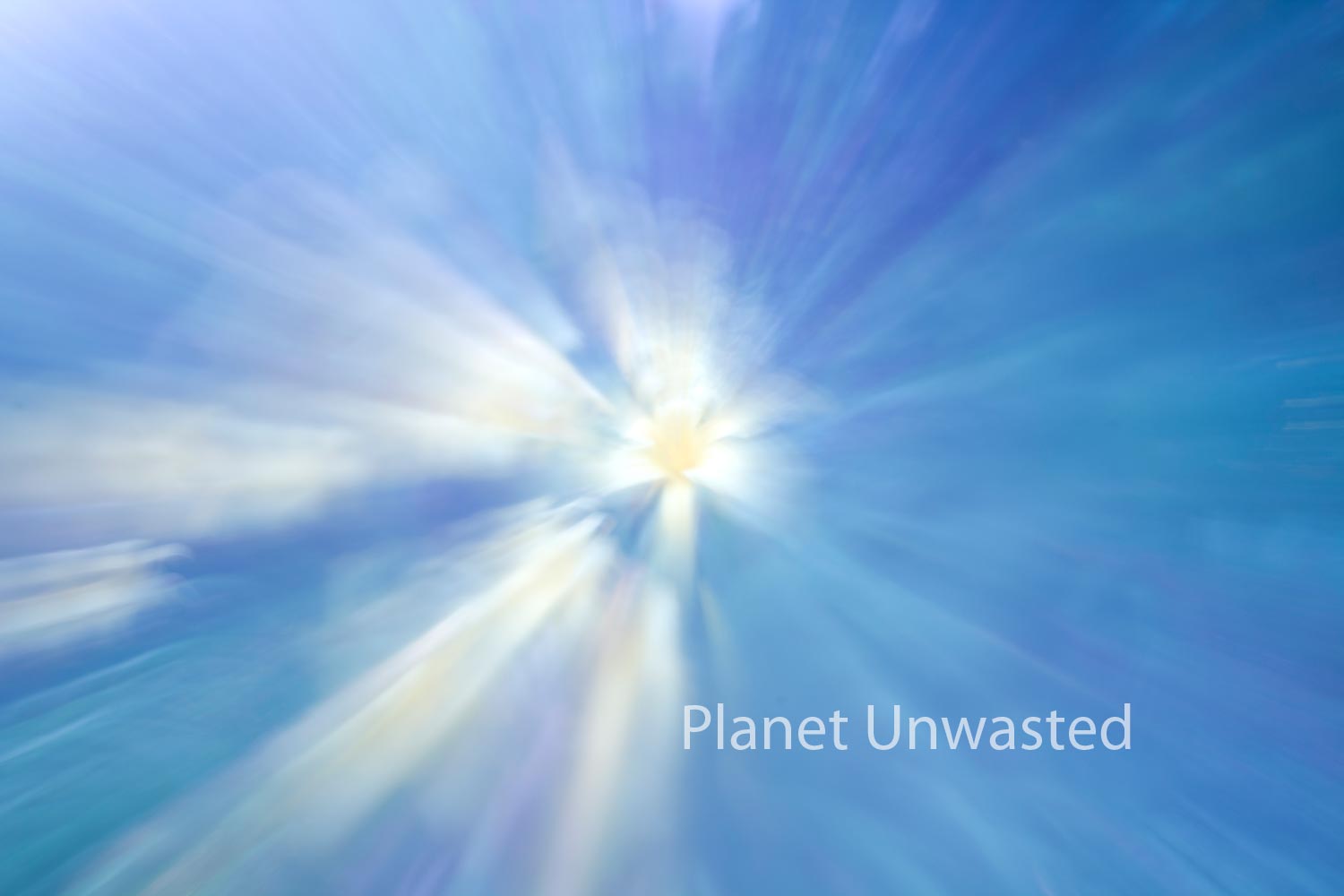 Tulip 1 Blues ICM Abstract Stock Photography