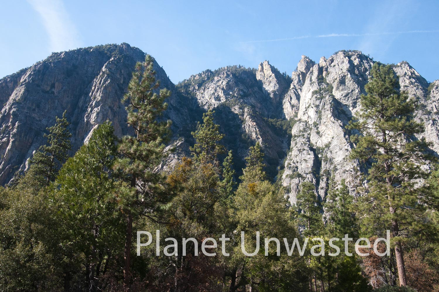 Canyon at Kings Canyon National Park Stock Photography