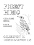 Coloring Book: Forest Birds of the Northeastern US Collection 10