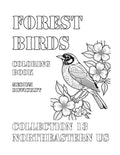 Coloring Book: Forest Birds of the Northeastern US Collection 13