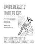 Coloring Book: Forest Birds of the Northeastern US Collection 3