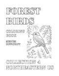 Coloring Book: Forest Birds of the Northeastern US Collection 4