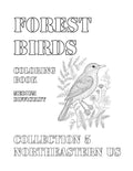 Coloring Book: Forest Birds of the Northeastern US Collection 5