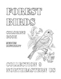 Coloring Book: Forest Birds of the Northeastern US Collection 9