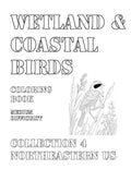 Coloring Book: Wetland and Coastal Birds of the Northeastern US Collection 4