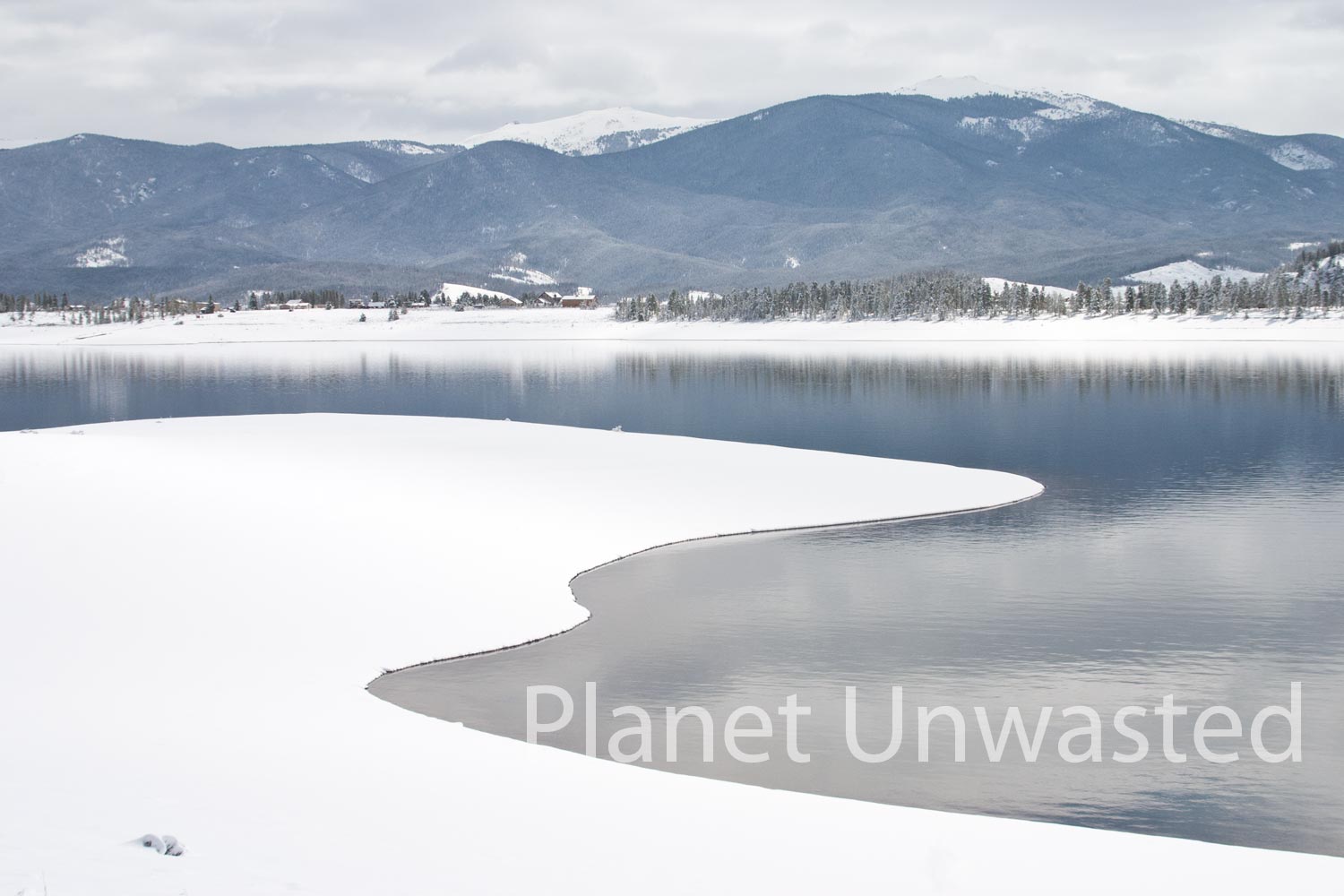 Rocky Mountain Lake Stock Photography