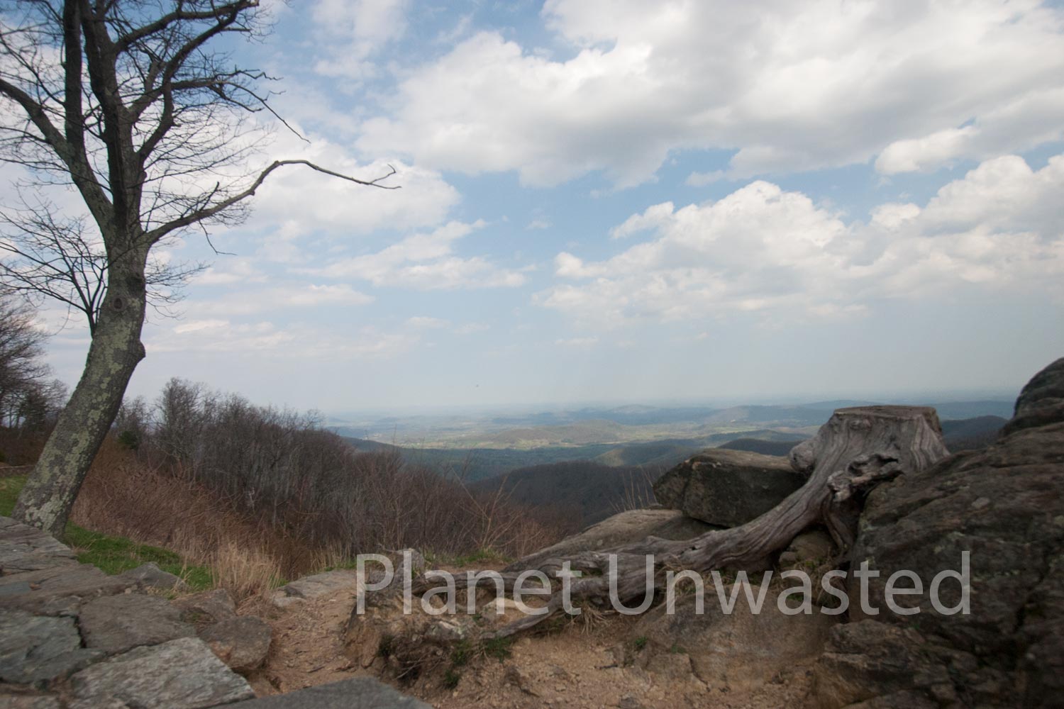 Viewpoint at Shenandoah National Park Stock Photography