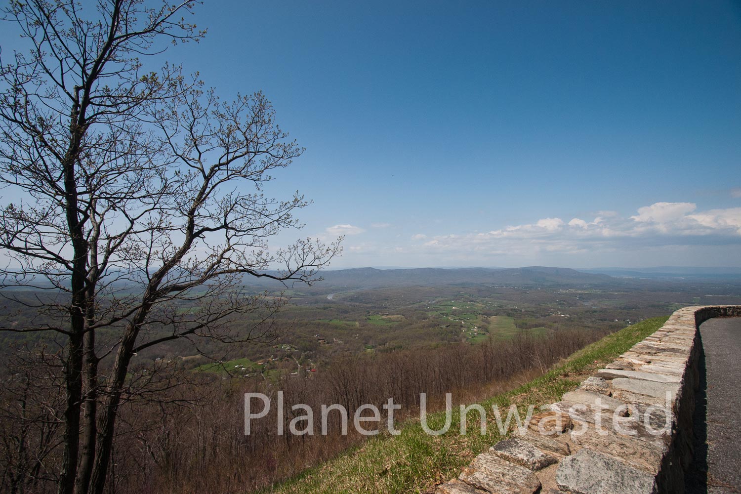 Wall at Shenandoah National Park Stock Photography