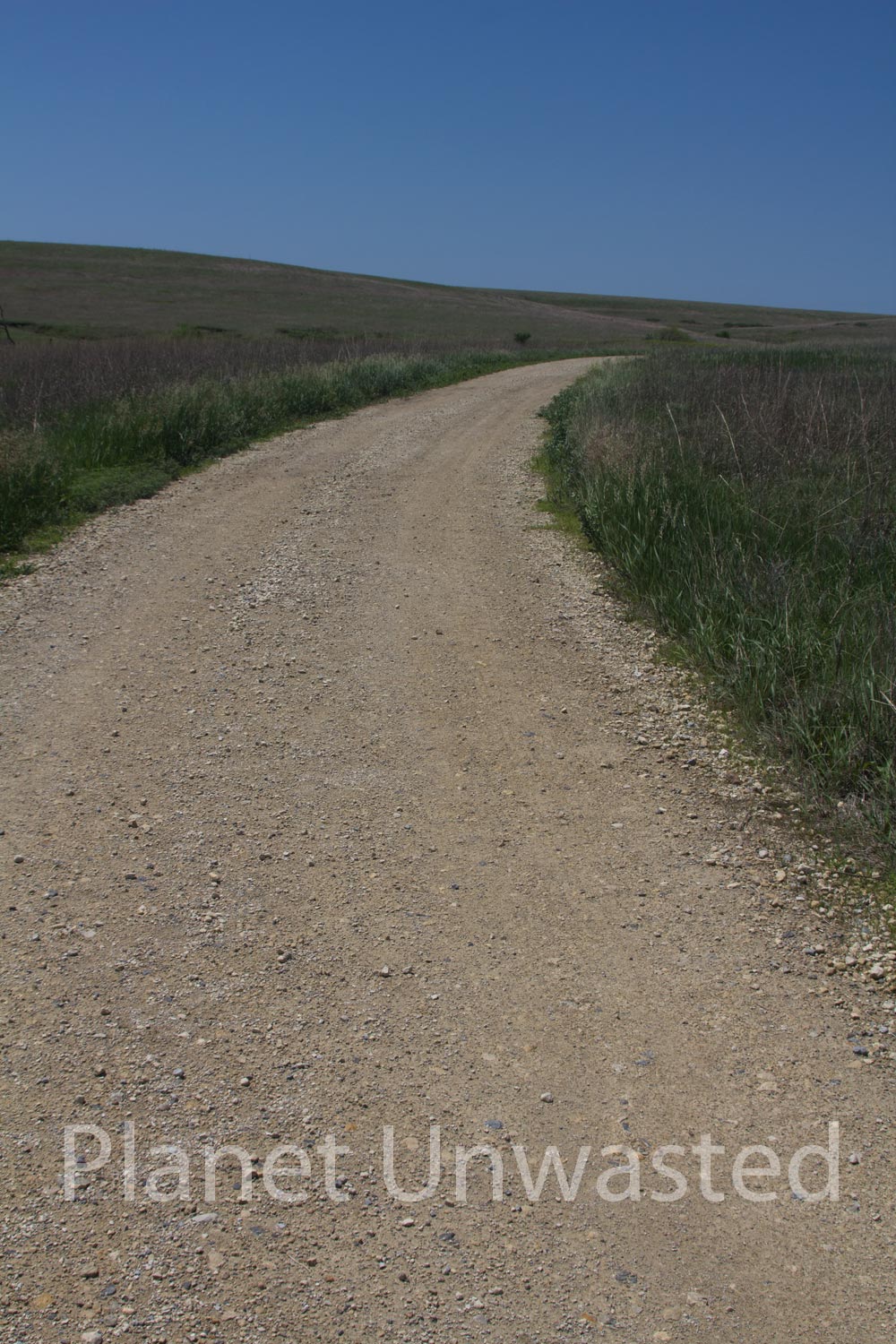 Road at Tallgrass Prairie National Preserve Stock Photography