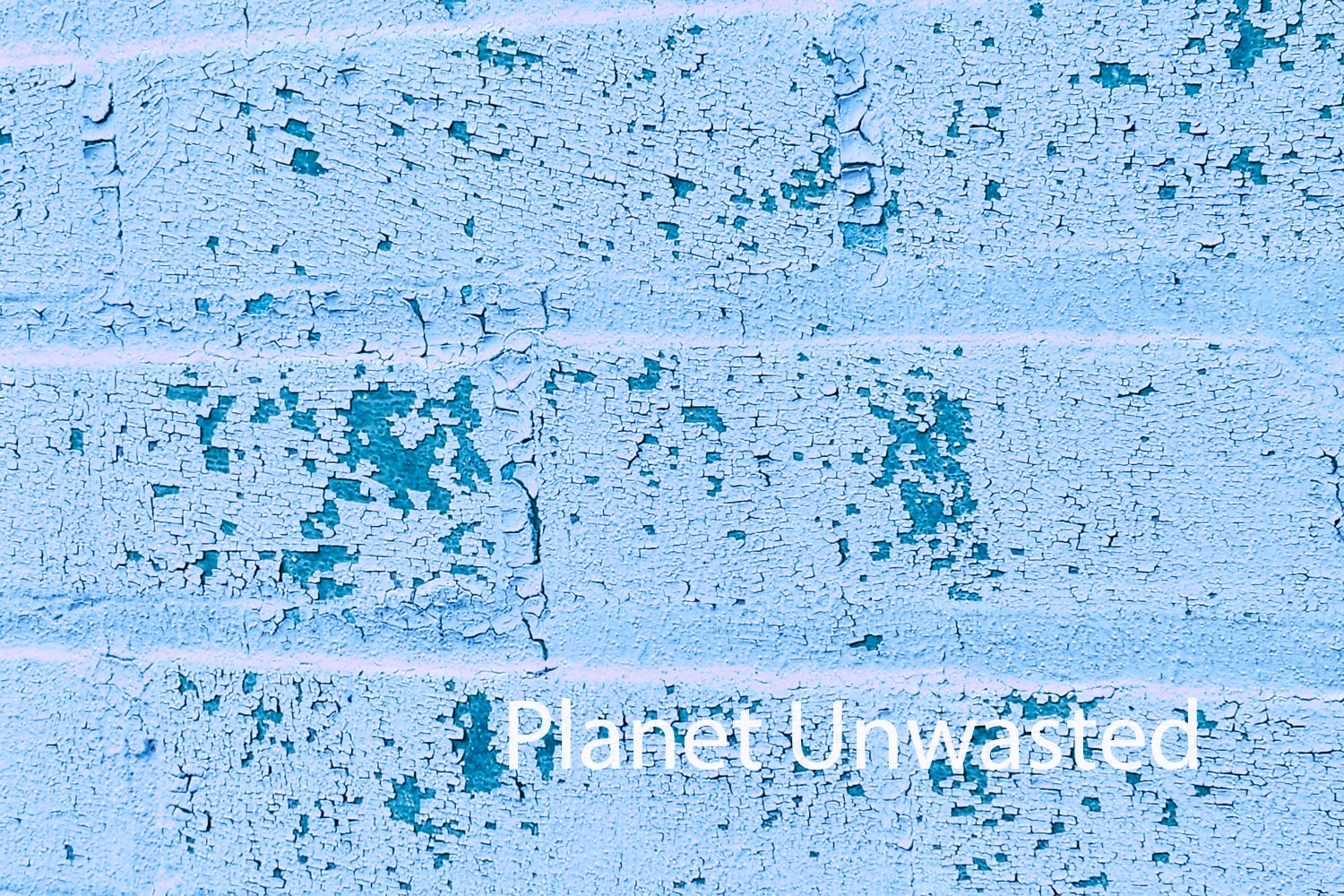 Brick Paint Peel 2 Light Blue Texture Original Photograph