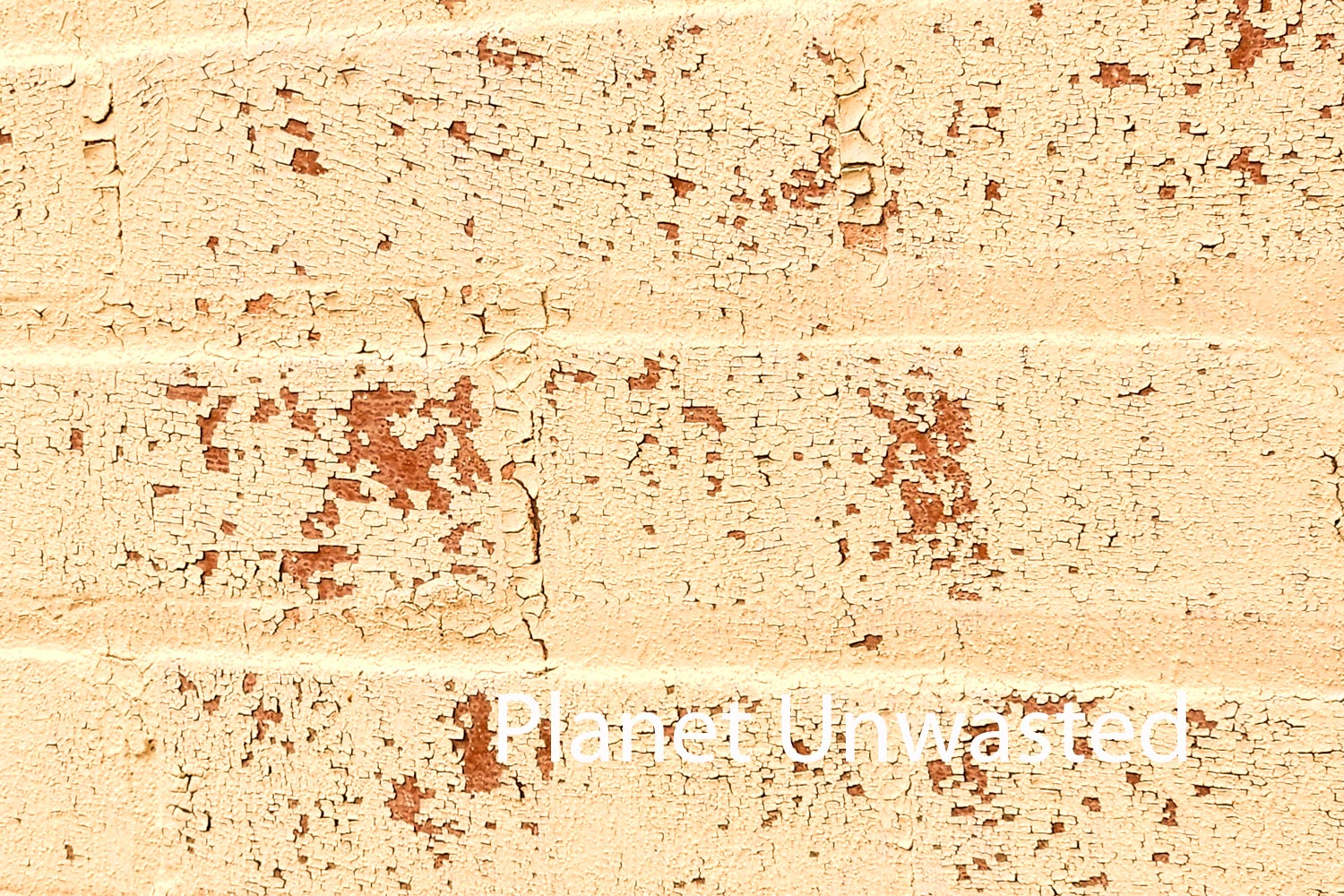 Brick Paint Peel 2 Yellow Texture Original Photograph