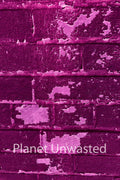 Brick Paint Peel 3 Inverted Pink Texture Original Photograph