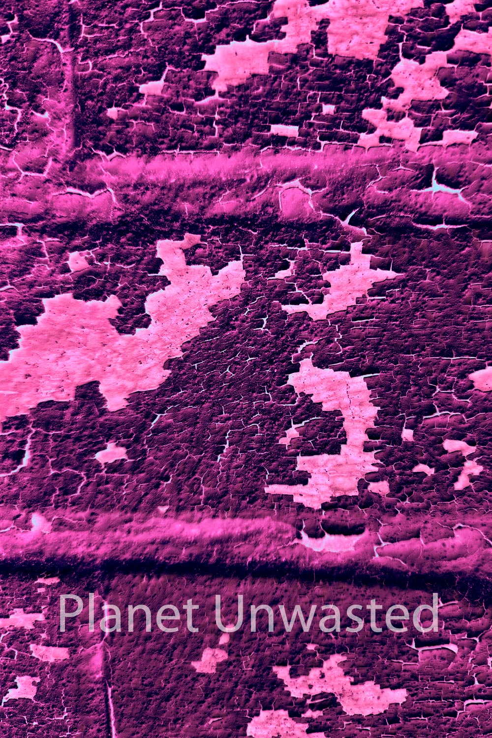 Brick Paint Peel 4 Inverted Pink Texture Original Photograph