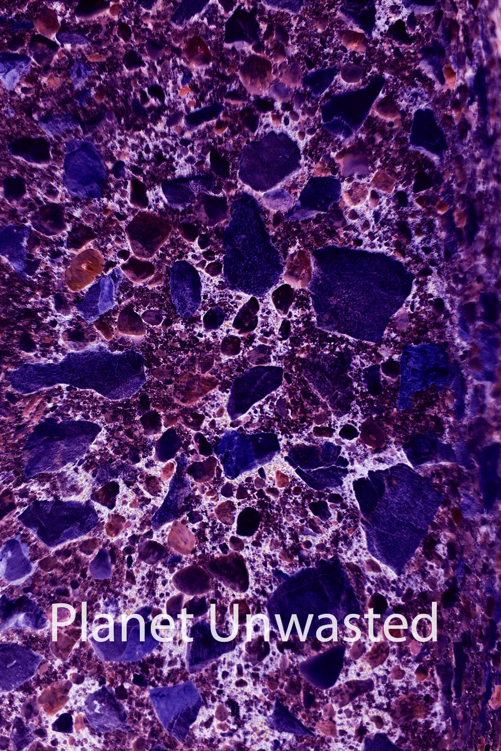 Texture: Parking Bump 2 Inverted Purple and Blue Original Photography