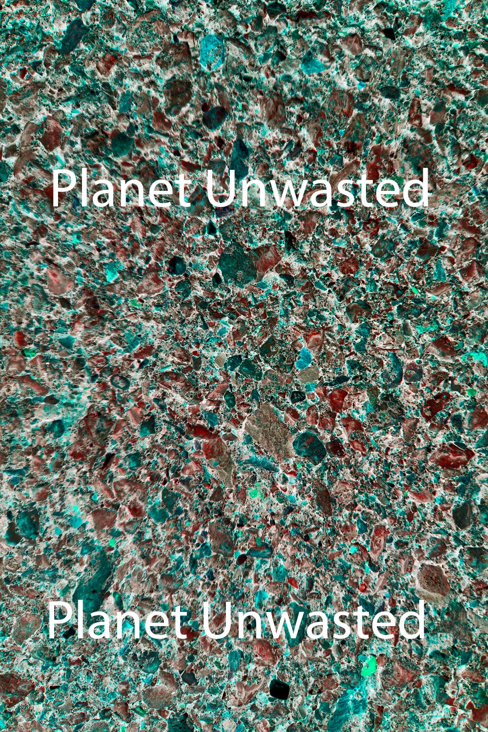 Texture: Pavement 1 Inverted Green and Gold Original Photography