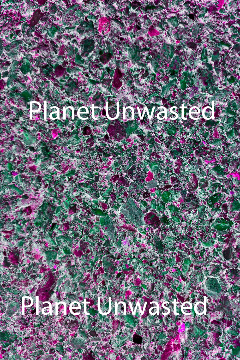 Texture: Pavement 1 Inverted Pink and Green Original Photography