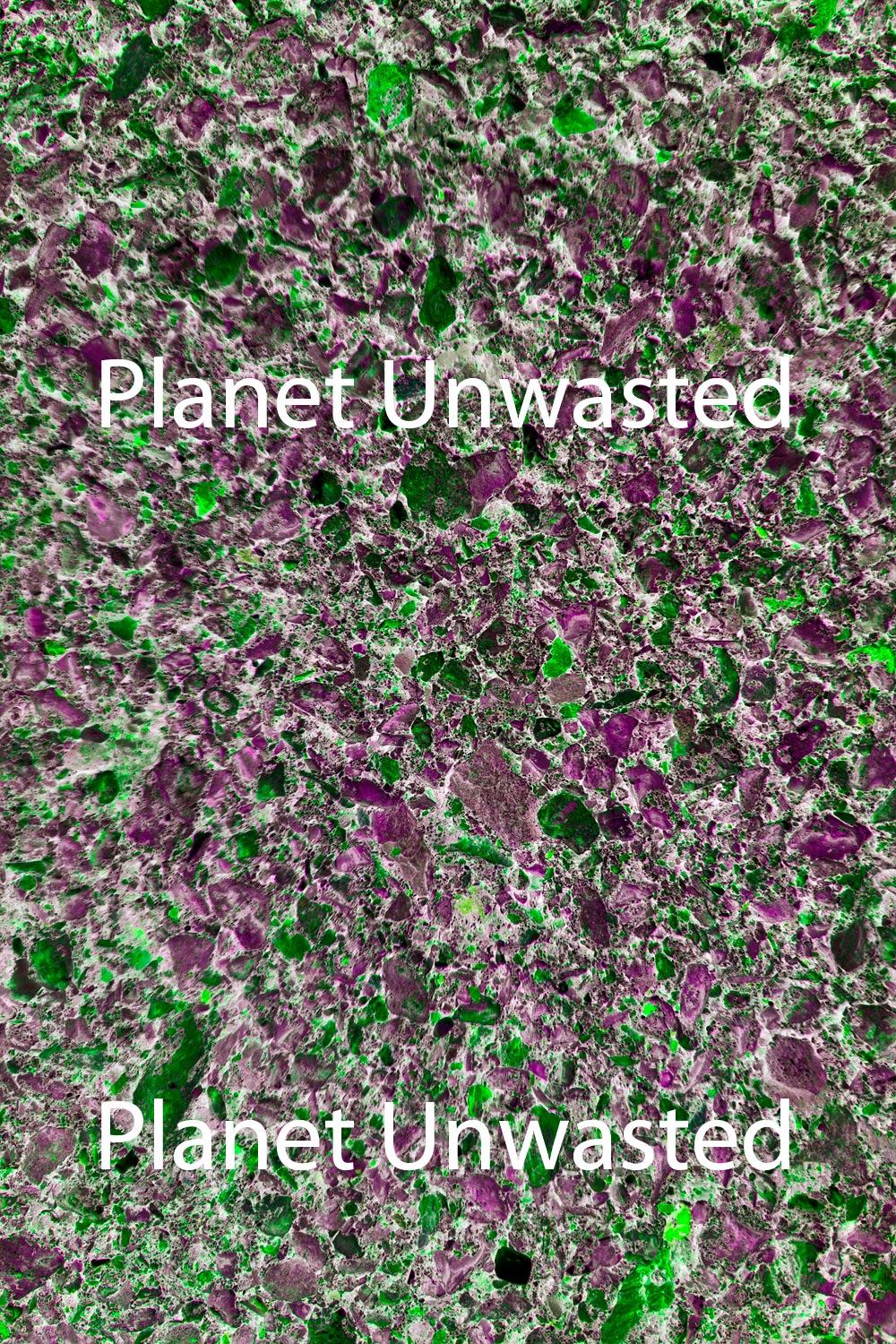 Texture: Pavement 1 Inverted Purple and Green Original Photography