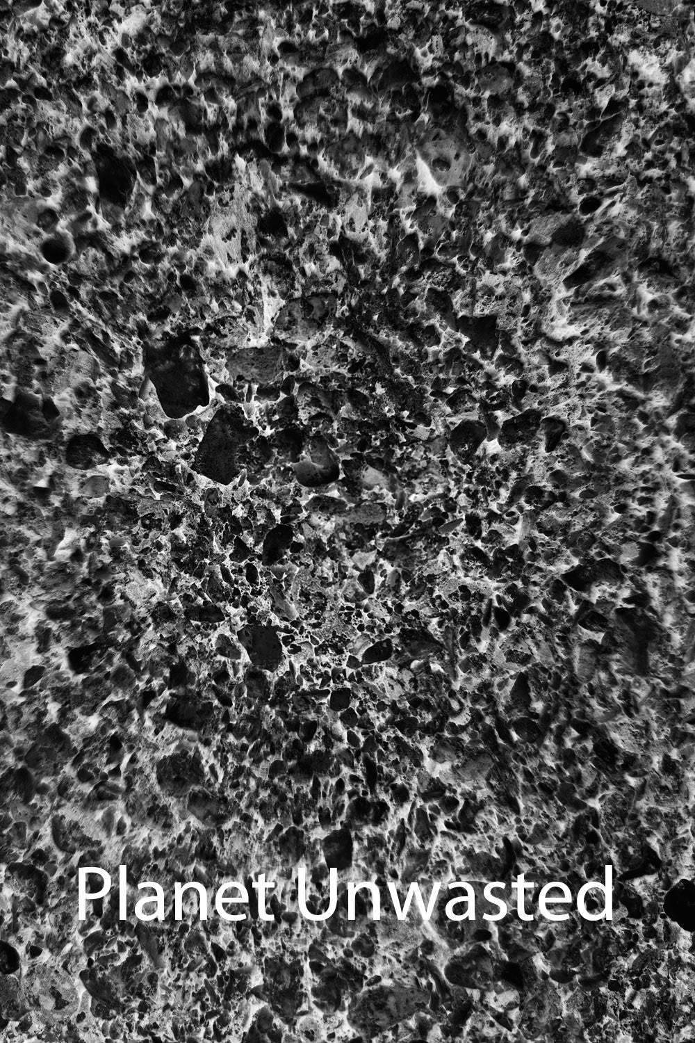 Texture: Pavement 2 Inverted Black and White Original Photography