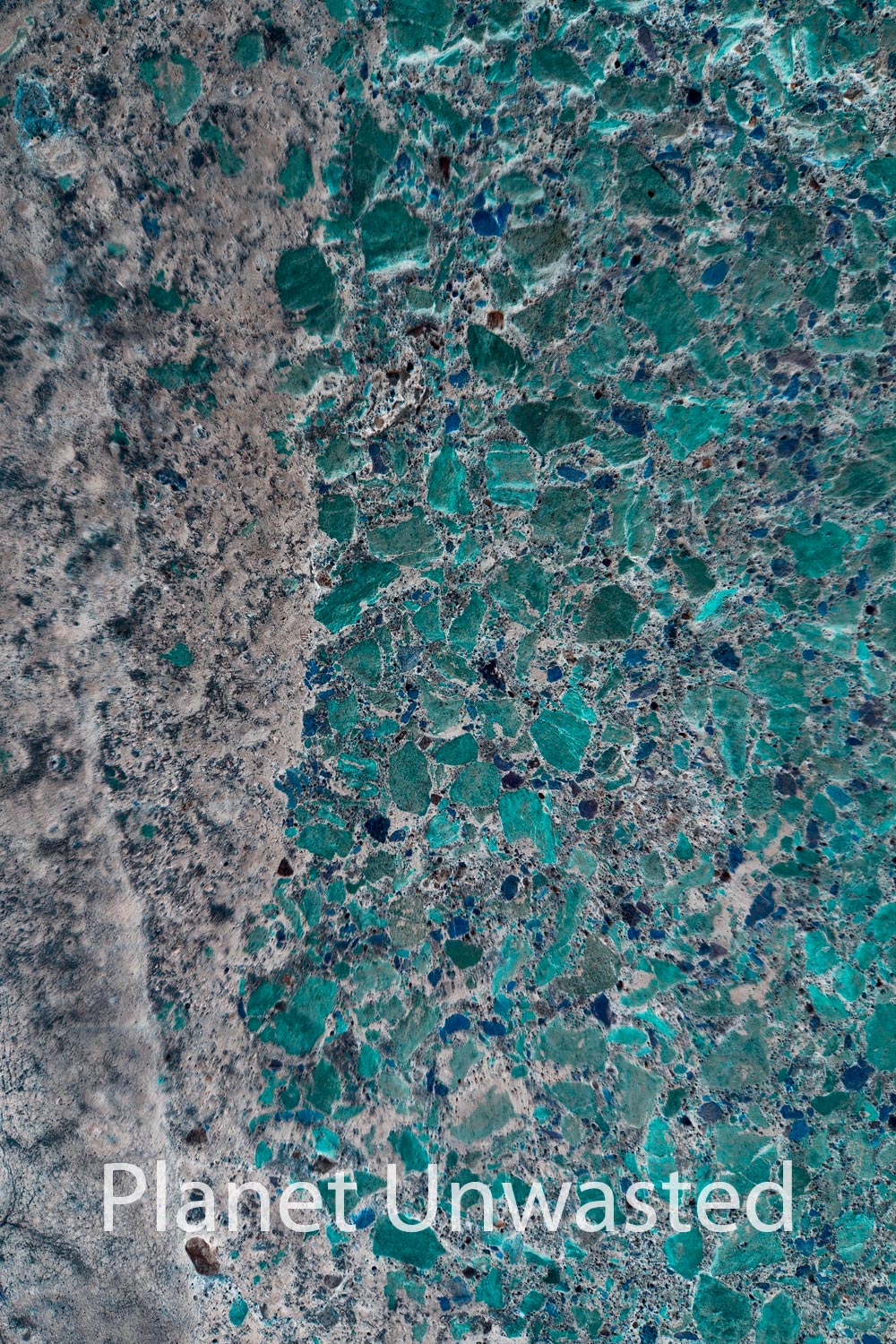 Texture: Pavement 3 Inverted Teal Original Photography