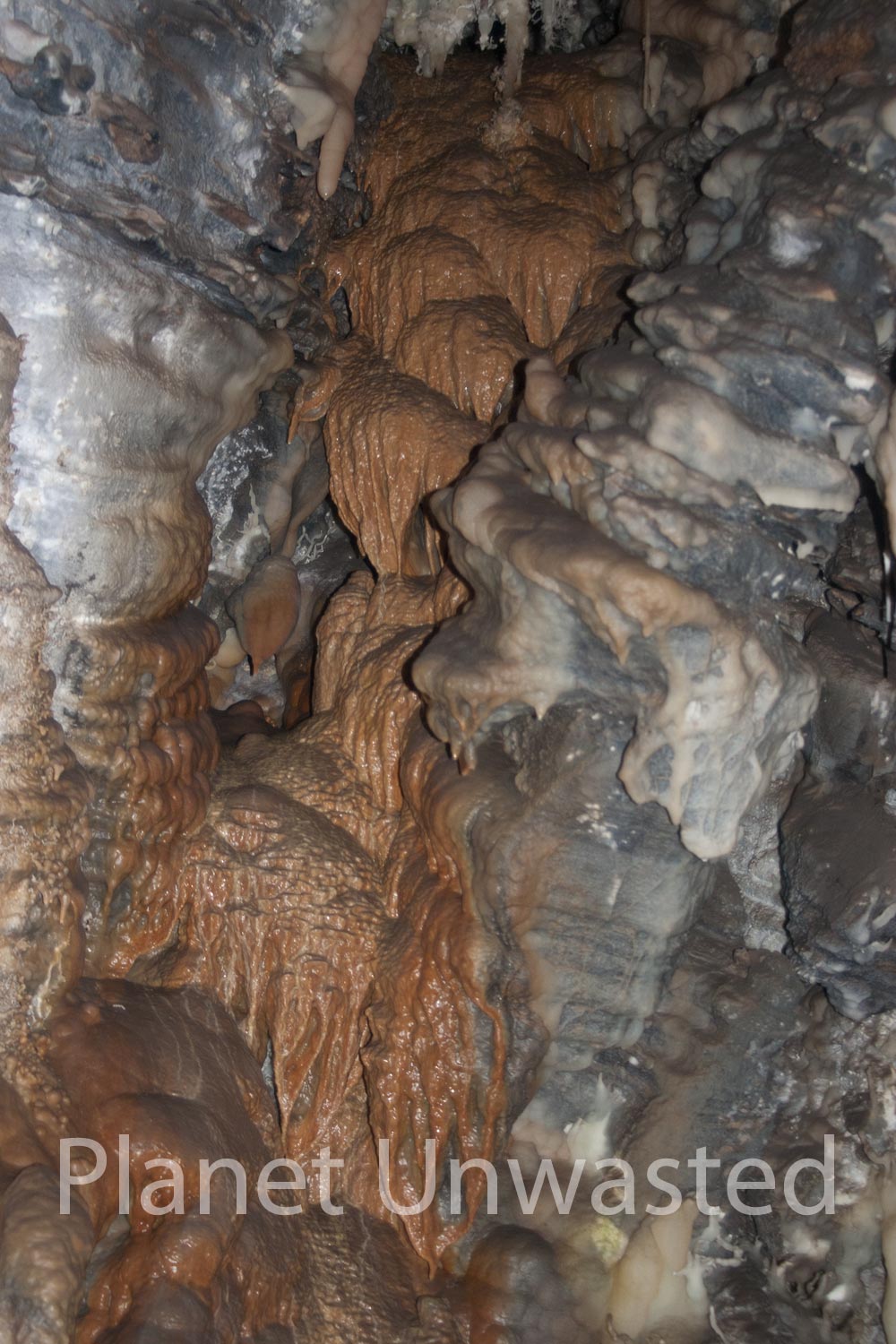 Cave Vertical at Timpanogos Cave National Monument Stock Photography