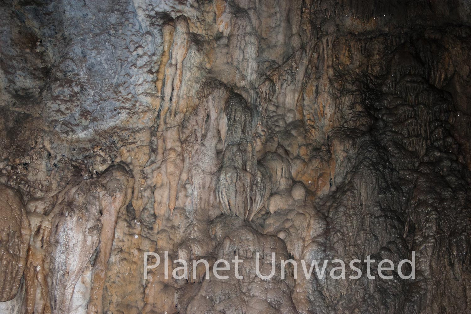 Cave Wall at Timpanogos Cave National Monument Stock Photography