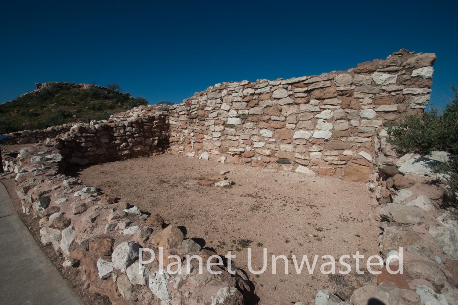 Ruin at Tuzigoot National Monument Stock Photography