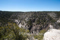 Canyon at Walnut Canyon National Monument Stock Photography