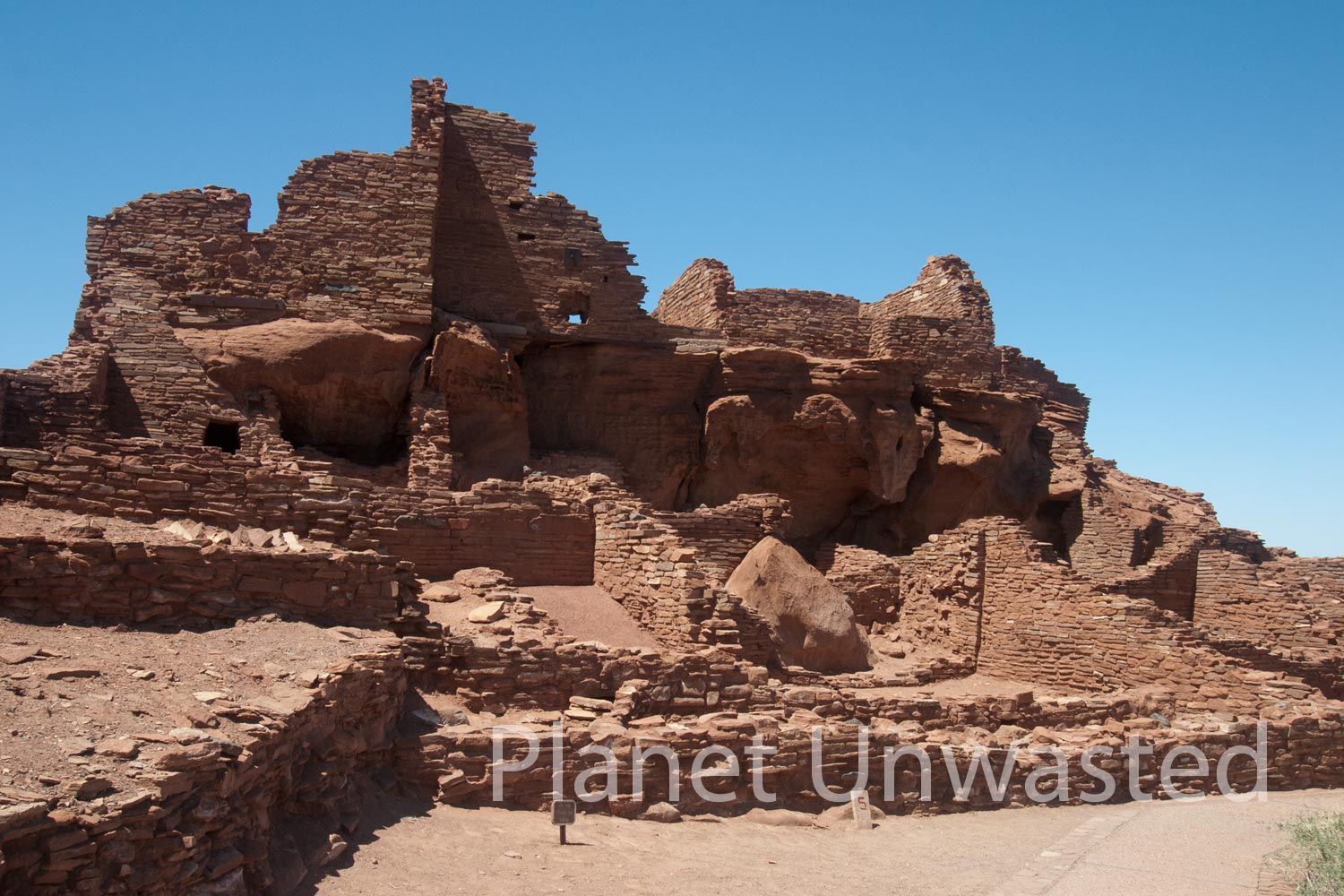 Ruin at Wupatki National Monument Stock Photography