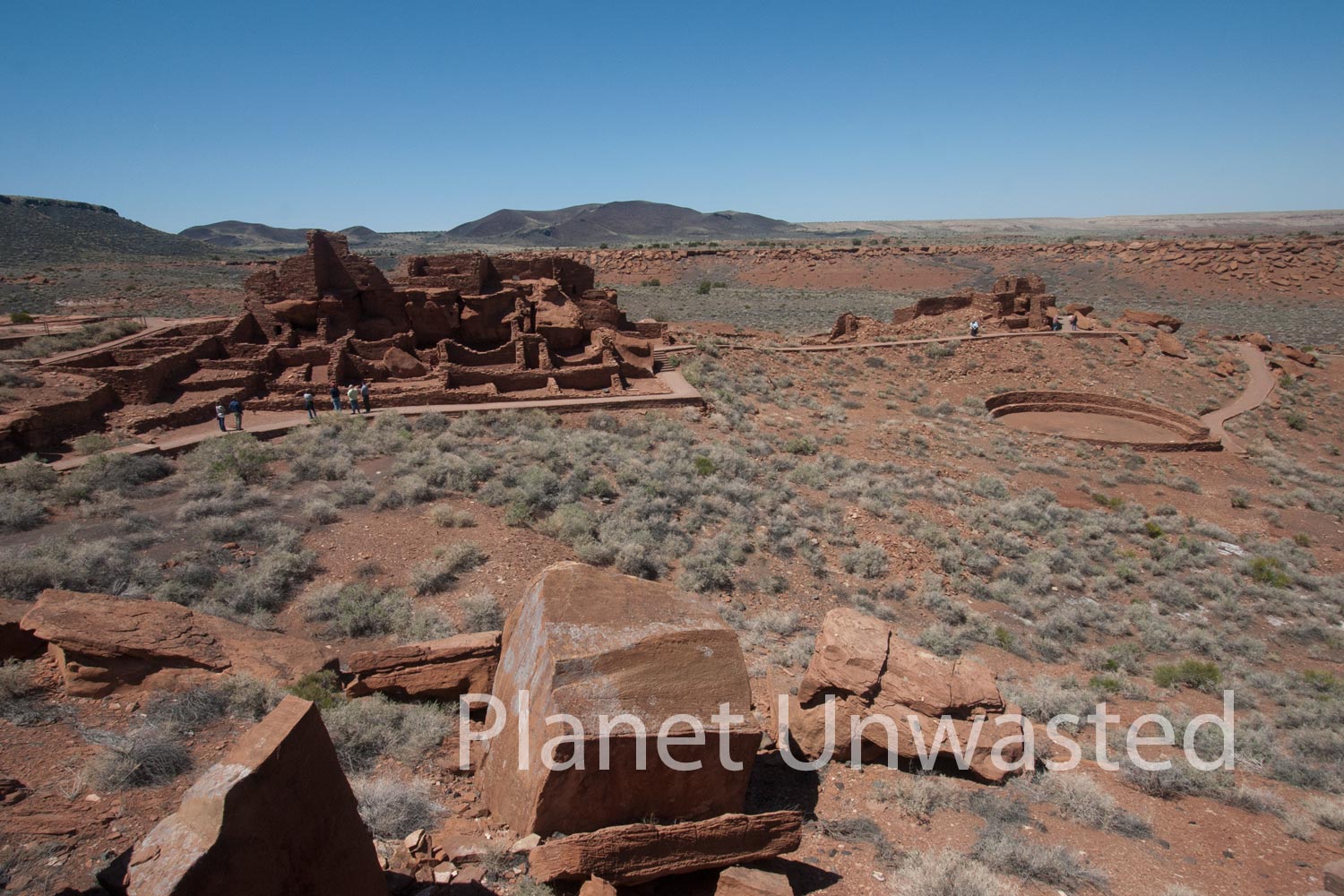 Ruins at Wupatki National Monument Stock Photography