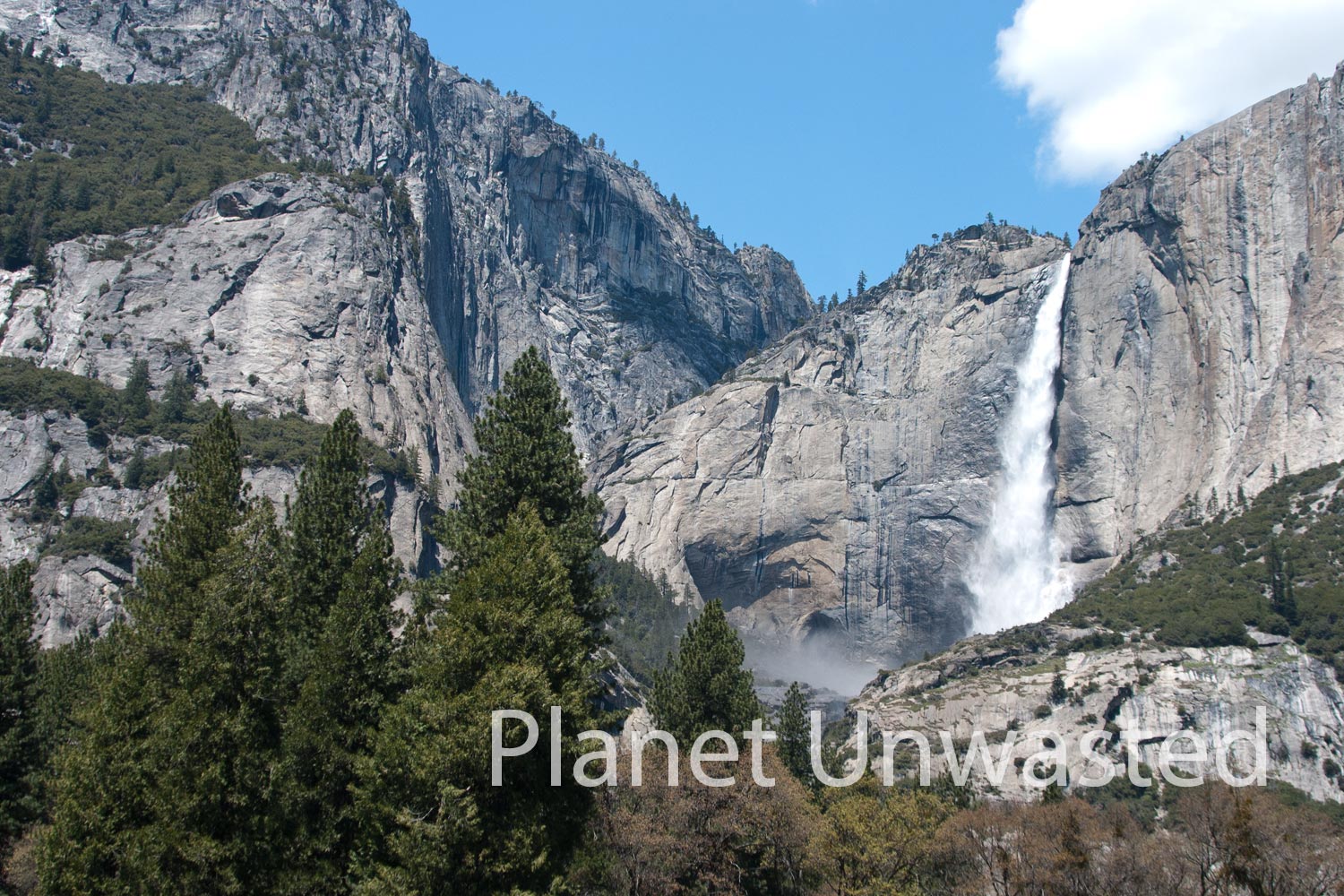 Bridalveil Falls Yosemite National Park Stock Photography