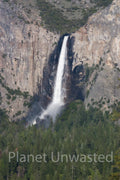 Bridalveil Falls Vertical Yosemite National Park Stock Photography