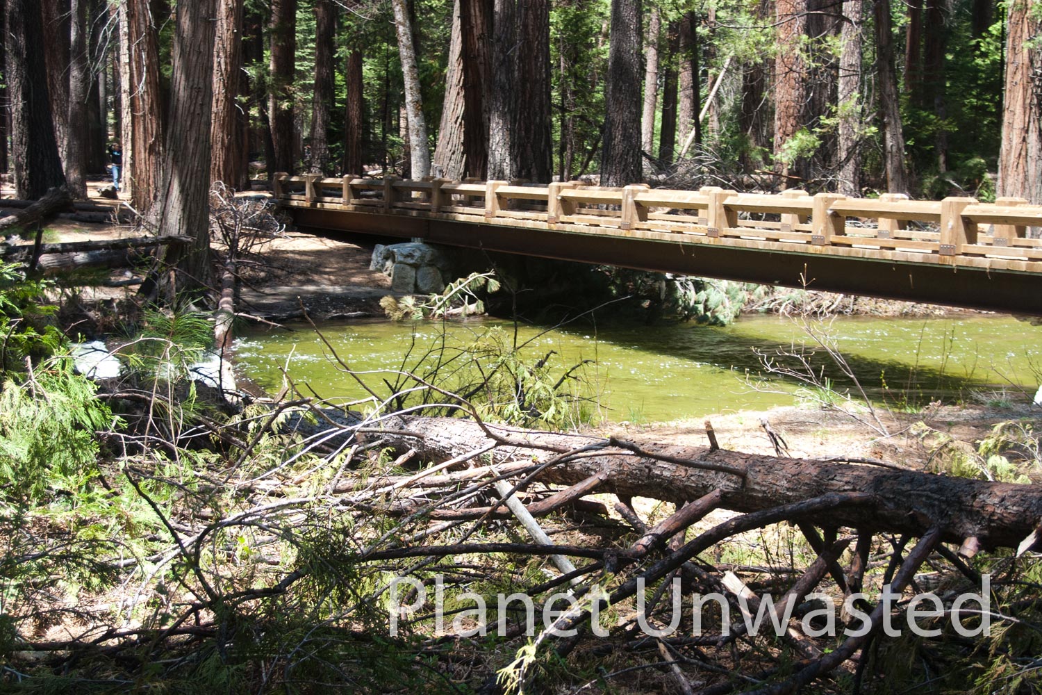 Bridge Across River Yosemite National Park Stock Photography