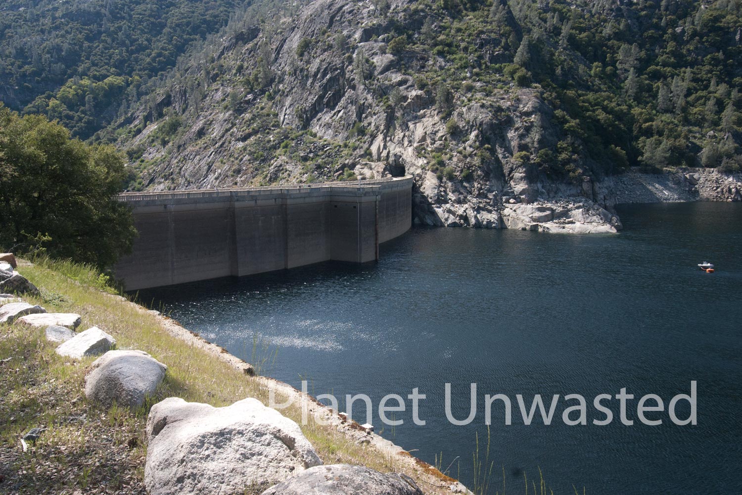 Dam at Yosemite National Park Stock Photography