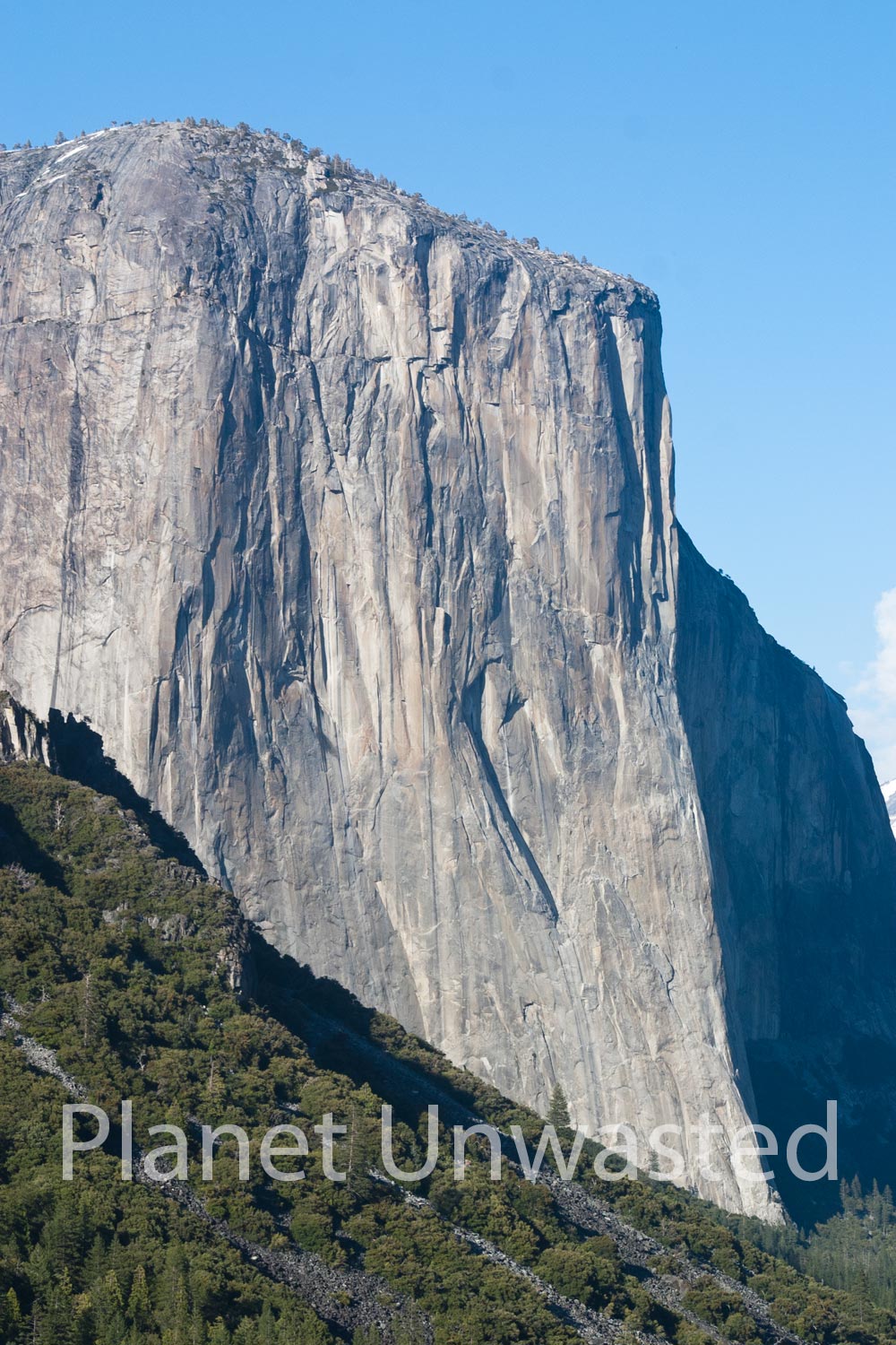El Capitan Vertical at Yosemite National Park Stock Photography